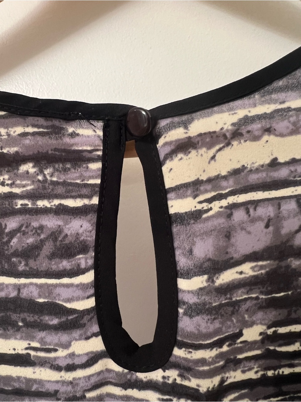 Lush Abstract Mesh Dress – Grey and Black, Size Small - Picture 8 of 8